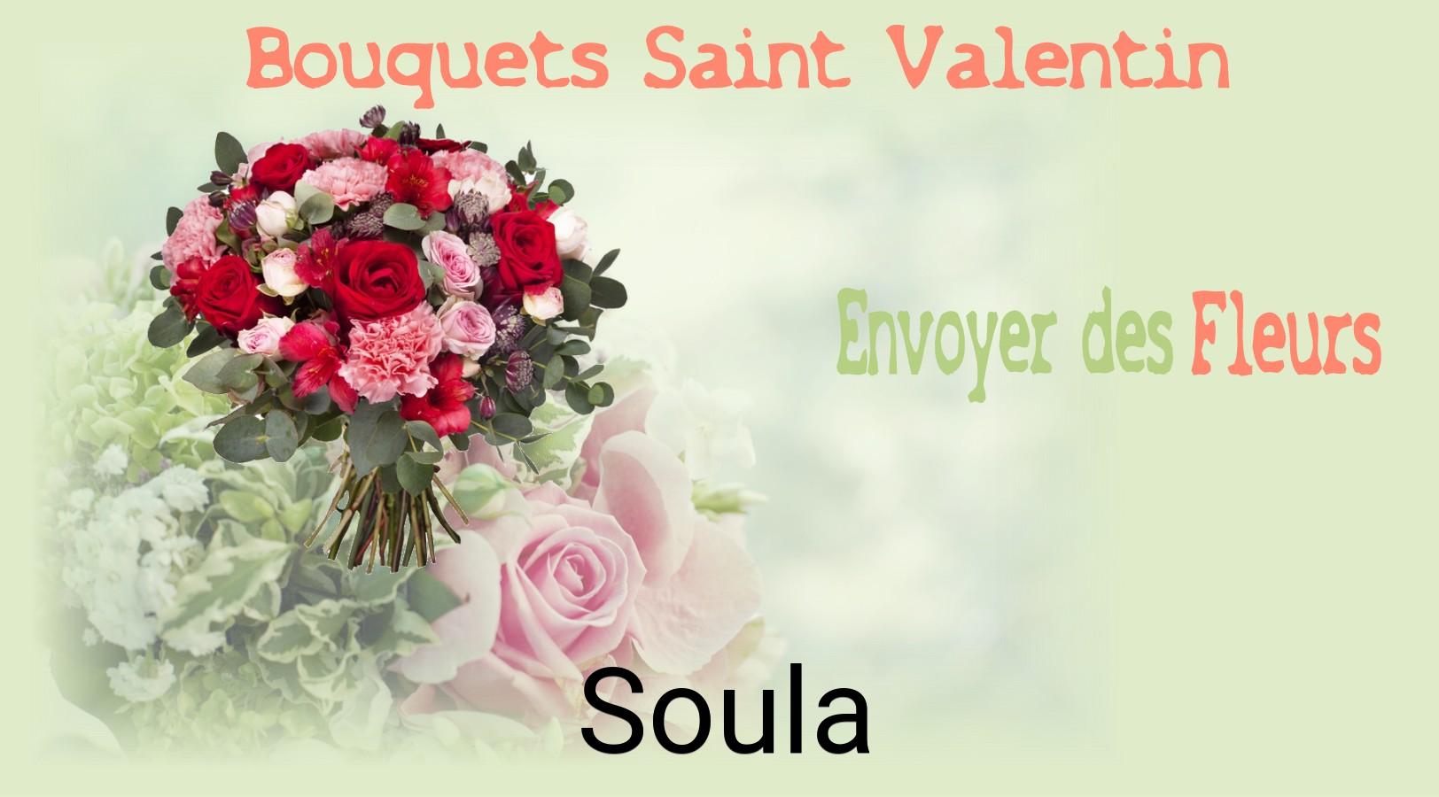 Roses de Saint-Valentin livrées à Soula